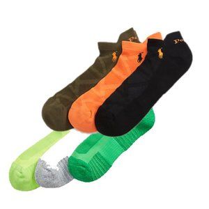 6 Pair Polo Ralph Lauren Low-Cut Sock Big and Tall